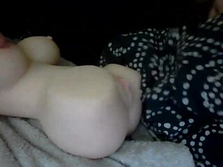 I banged my doll and ended covering it with cum