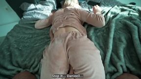 Step sis seduces step bro in a truth or dare game