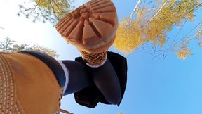 Giantess Trampling YOU With Timberland Boots WMV