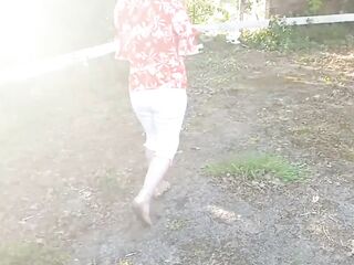 ⭐ Public Jeans Pee and walking home in very pissy stained jeans ;)