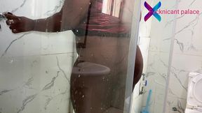 i know my stepdad always watch me beside the door each time am taking my shower and i let him fuck me this time and i squirt for him.full video