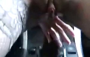 Amateur couple having great sex in the car