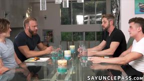 Horny Johnny Ford and Brogan trade stepsons for a raw fuck fest