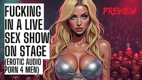 fucked on stage in a sex show - audio porn
