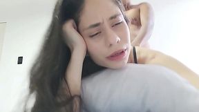 Doctor's wife takes a creampie and facial from lover in viral video