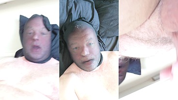 Geiles Wichsen mit Strumpfhose als Maske