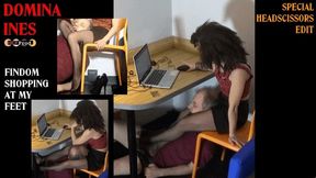 HEADSCISSORS by FINDOM INES under the desk (480p)