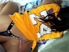 Big ass Thai ladyboy sucked big cock