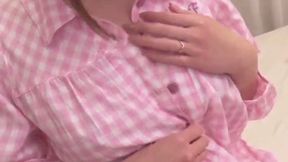 Asuka Claire's Playful Braless Adventure While Taking Morning Trash Out In Her