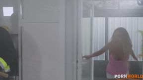 Vince Carter, Thomas Stone And Monika Fox - Monika Lets Firemens Dp Her