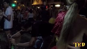 o carnaval da rua augusta - tudo que rolou e a televisao nao mostrou a putaria e a farra nas ruas - carolina carioca - mirella mansur - binho ted