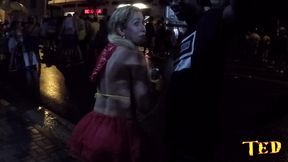 o carnaval da rua augusta - tudo que rolou e a televisao nao mostrou a putaria e a farra nas ruas - carolina carioca - mirella mansur - binho ted