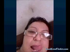Brazilian MILF Flashes on Webcam