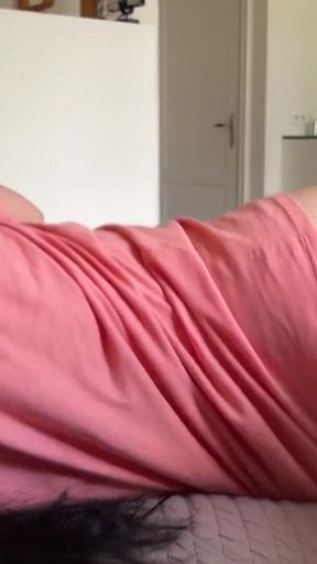 Captivating moment from &quot;stepmother forgot to put on panties in bed&quot;
