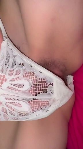 He Fucked My Hairy Pussy with His Hand with My Pantie Pulled Aside