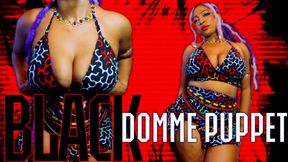 BLACK DOMME PUPPET