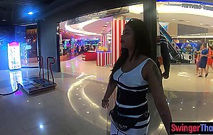 Cute amateur Thai teen masturbates with a vibrator after a day of fun
