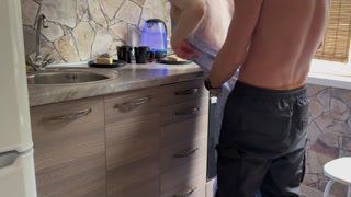 He fed her a pie with sperm