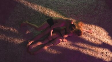 Blonde Teen Gently Chokes on Huge Cock cum dripping