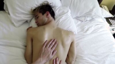 Lucas, the raw stud, goes solo and takes on a massive load