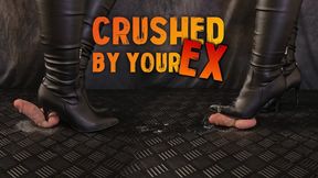 Crushed by Your Ex in Over Knee High Heels (Close Version) - TamyStarly - Cock Balls Crush Trample, Shoejob, Bootjob, CBT, Ballbusting, Trampling, Stomping