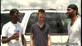 Blacks On Boys - Gay Hardcore Interracial Sex Video 03