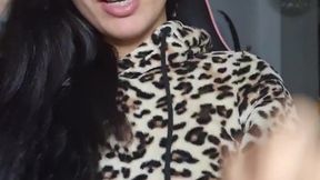dressed as a leopard i masturbate in my chair gaming claudia bavel