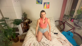 My stepbro will say anything just to fuck me and cum on my face (SUBTITLES POV)