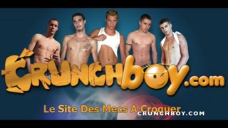 FRENCH TWINKS SEXY USED BY BAD BOY IN SNEAKER IN PUBLIC PARKING FOR CRUNCHBOY