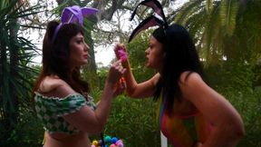 Easter Fetish: Smashing Peeps & Confetti Eggs Melody & Nadia