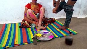 Special Holi with Husband&#039;s Friend.