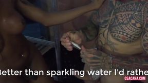 Eating. the Tail of the Black Woman and Friend Films Everything