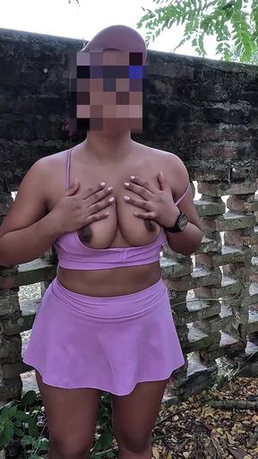 Emotional moment from &quot;My horny neighbor invites me to exercise, and the cheeky girl shows me her tits&quot;