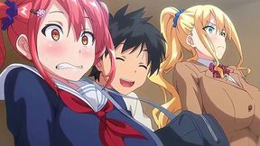 Kinky teens with big boobies, love how he fucks them whenever he wants to hentai