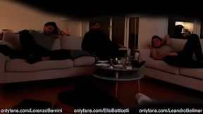 Hetero friend watching porn with gay friends REAL!