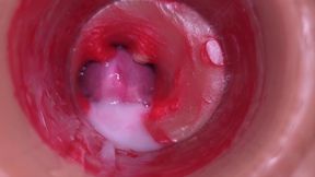 Super Cum in Vagina. Excellent Internal Camera. 4K