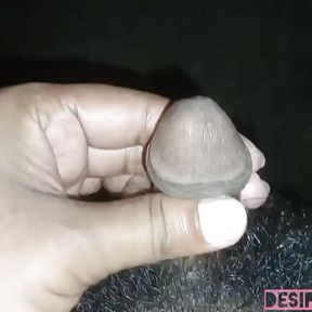 Male Performer POV Closeup Video of Big Black Cock Massage Masturbation