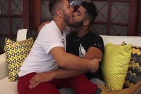 gay Male giving a kiss