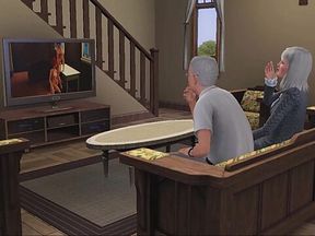 Mom and stockings: A Sims Tale of Family Swinging