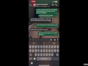 I texted my BESTFRIEND on WHATSAPP and asked for a HANDJOB while my GIRLFRIEND was LYING NEXT TO ME