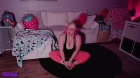 step-Mommy practicing the Splits