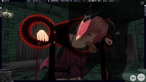 3D Hentai BDSM Devil Girl Tied Sucks Big Dick