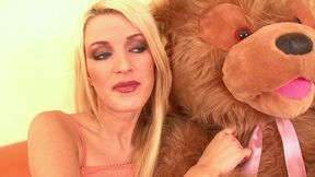 cherry jul loves the big teddy bear she got for her birthday; but the real gift she s been...