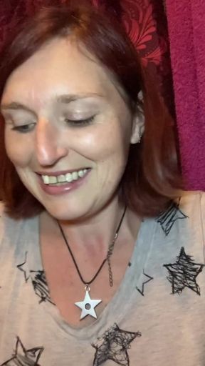 Stunning moment from "Wanking to get the wee out ahead of a proper masturbation session"