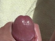 close up glans massage (erotic art)