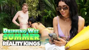 Jimmy Visits His Gf's House But Didn't Expect That Her Bestie Ari Alectra Wants His Dick - Hot Videos