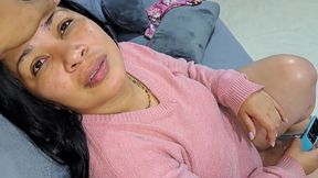 I Touch My Stepmom's Tits and She Sucks My Cock. POV