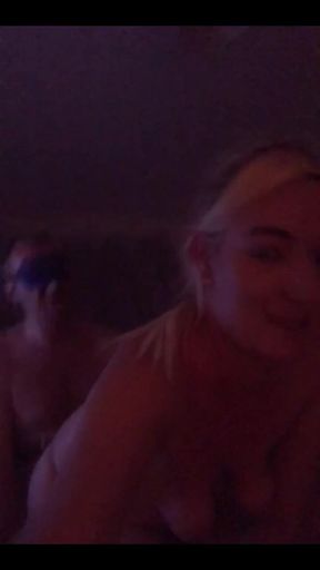 Squatting on Rods Cock