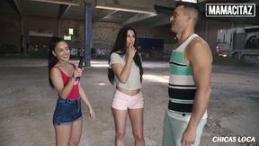 Mamacitaz - Apolonia Lapiedra & Alexa Tomas - Wild Ffm Threesome in Public With Two Horny Spanish Babes