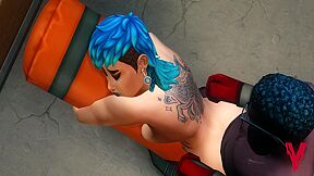 Sims 4 - Wildfangs Hideout (rory Takes On Bbc) Clip Of Future Story